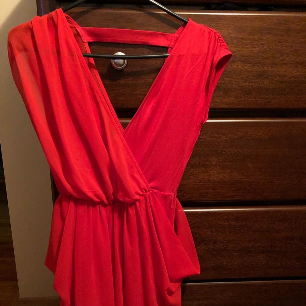 Bebe red dress